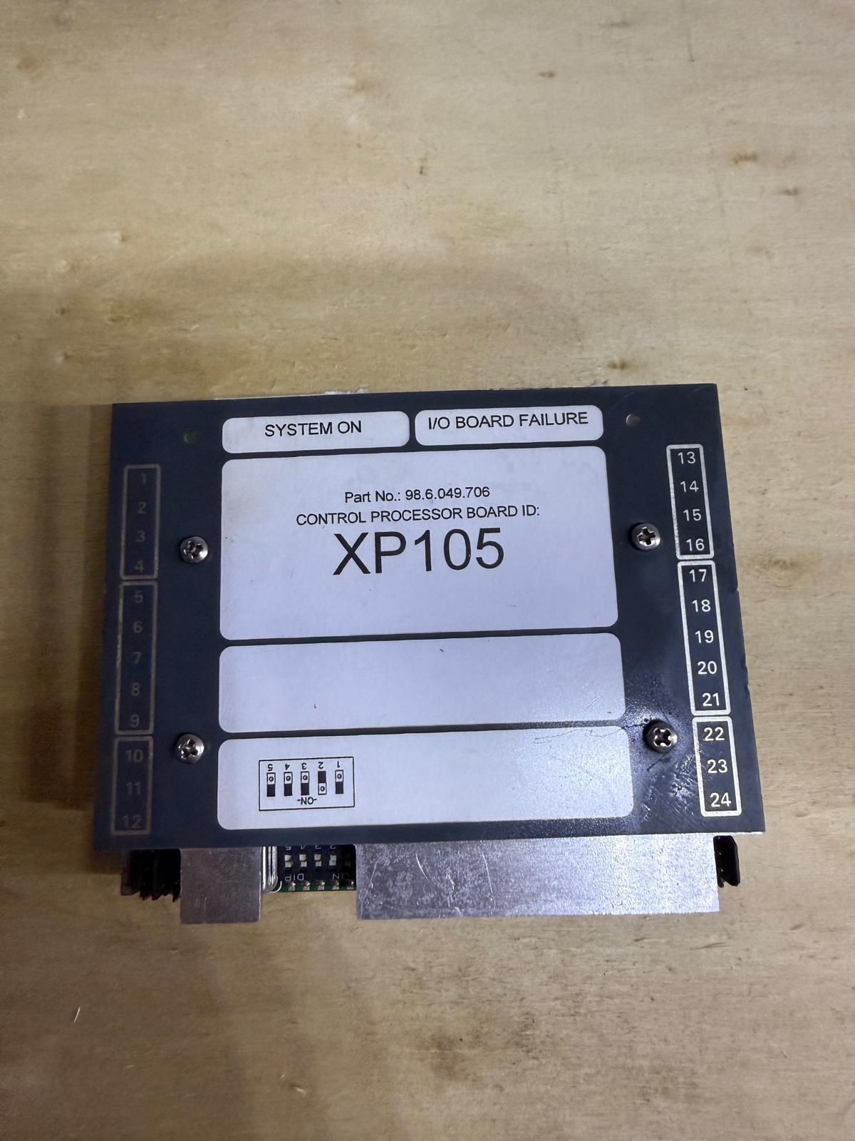 XP105 Control Process Board - P/N 98.6.049.706